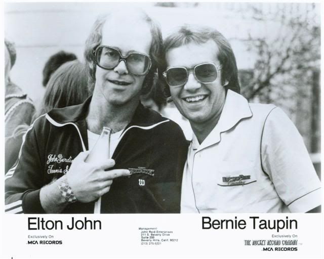 Elton John and Bernie Taupin Pictures, Images and Photos