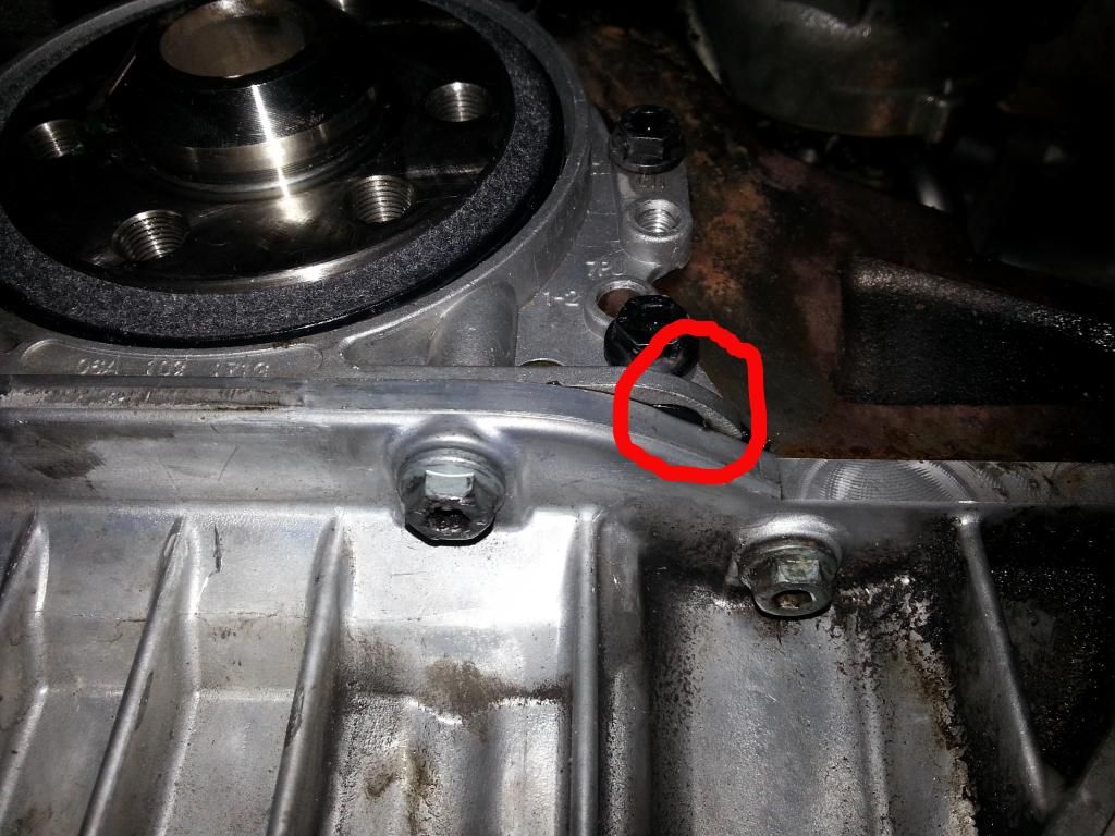 Oil Leak After Replacing Rear Main Seal And Rtving Sump Audi Sport Net