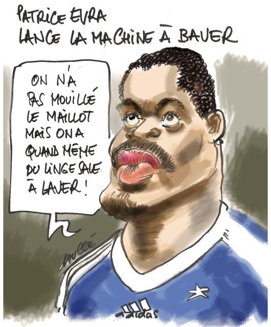 Patrice Evra, french soccerteam capt.