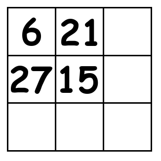 3 by 3 grid Puzzle 2