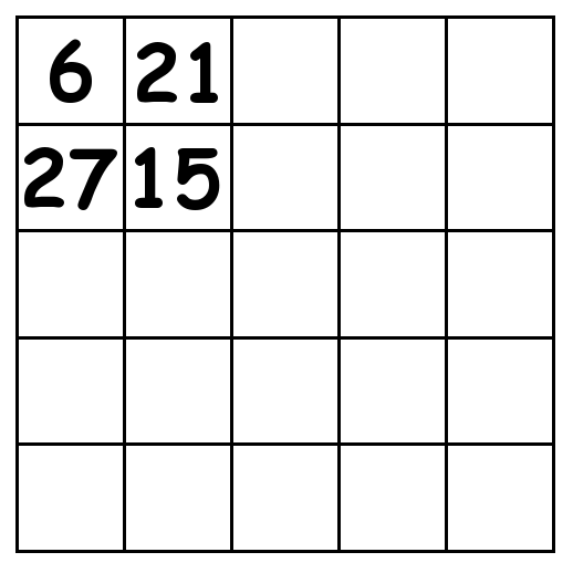 5 by 5 grid Puzzle 2