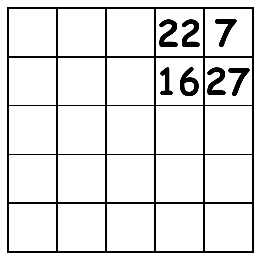 5 by 5 grid Puzzle 3