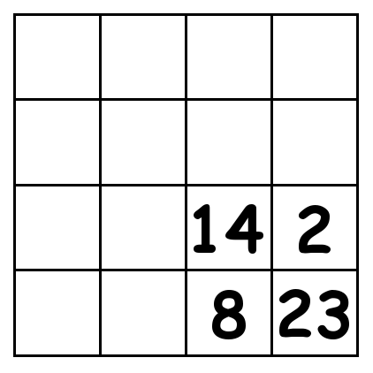 4 by 4 grid Puzzle 4