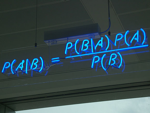 mattbuck's Bayes' Theorem neon sign photo
