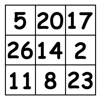 3 by 3 grid Solution 4