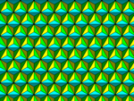 Fibonacci's Demiregular tiling with triangles
