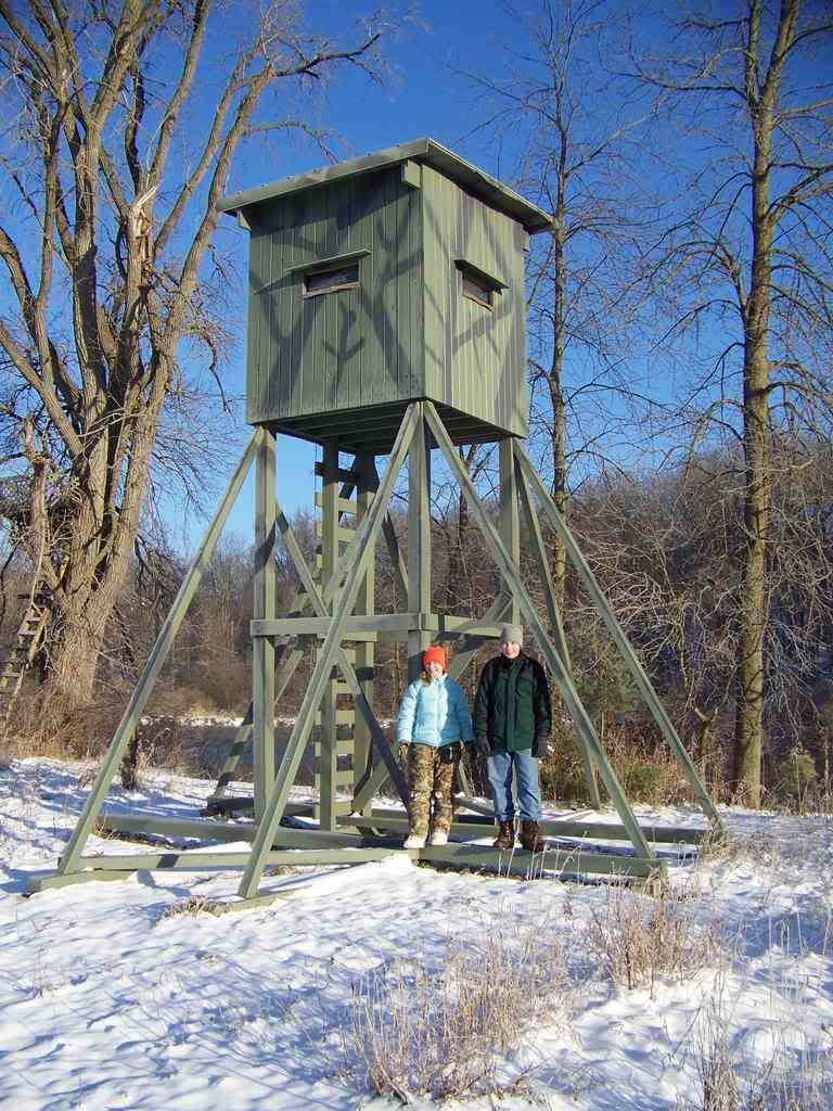 Deer blind roof material Michigan Sportsman Online Michigan Hunting