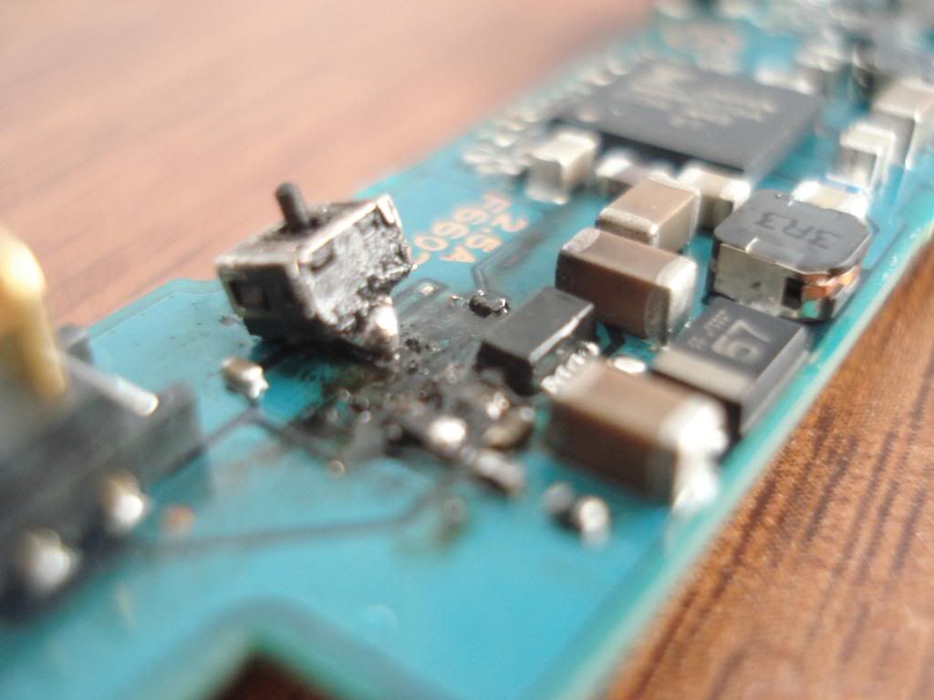 shorting out psp slim power fuse easy way