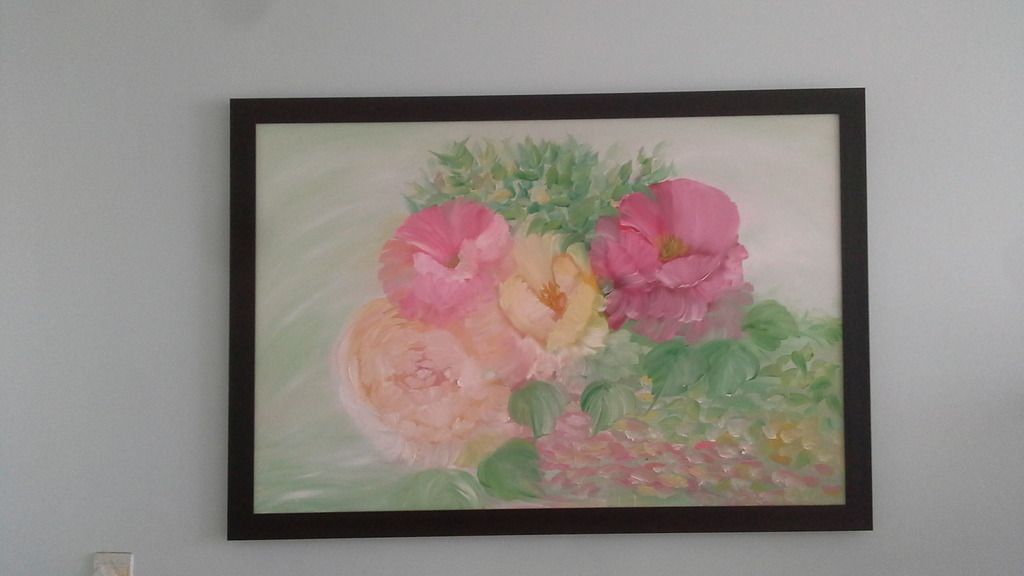 Tranh sơn dầu về hoa