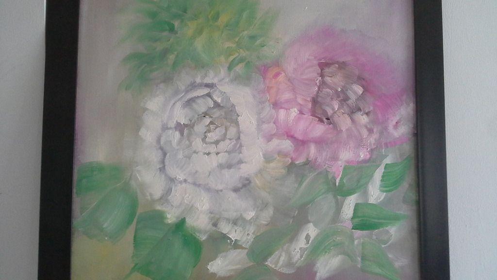 Tranh sơn dầu về hoa - 3