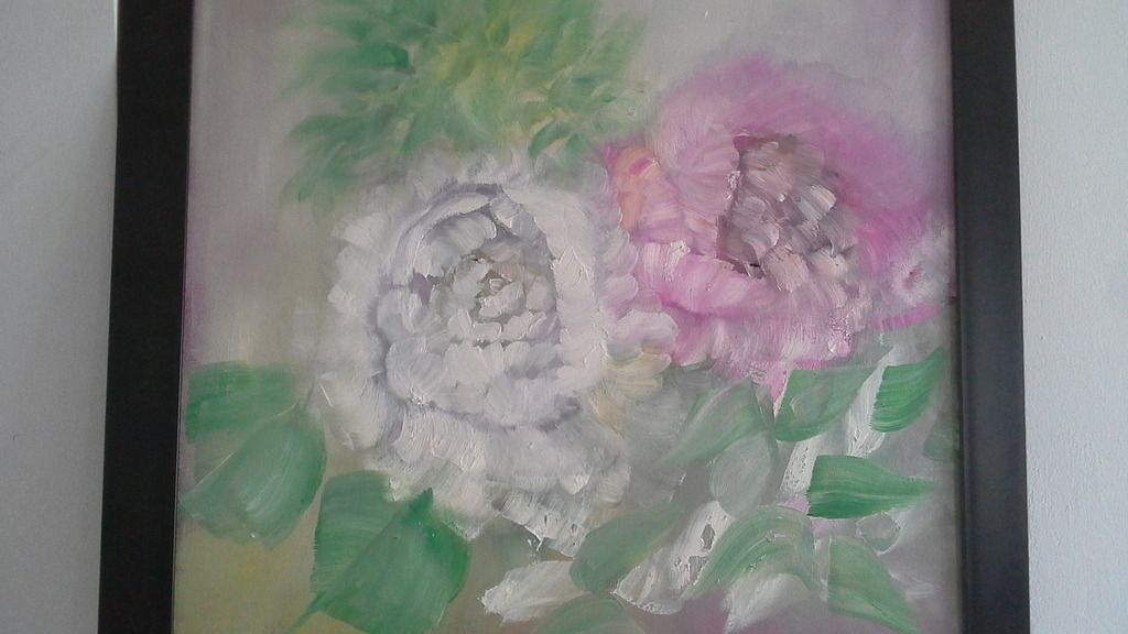 Tranh sơn dầu về hoa - 4