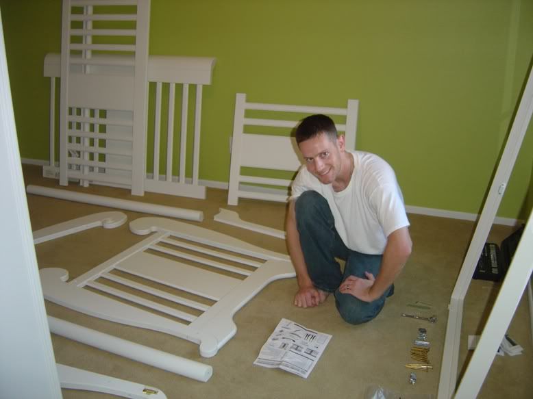 Crib Assembly! Photo by kittykeenan | Photobucket