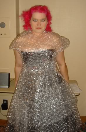 Bubble Wrap Dress!