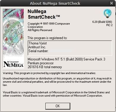 Numega Smartcheck 6.2 Rc2