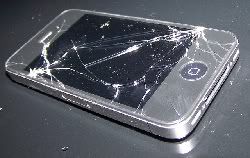 cracked iphone 4s