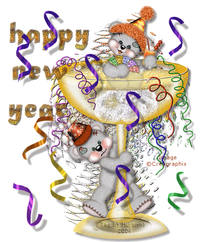 Happy New Year 2008 Glitter Graphics Icons n Comments @ orkut-scrapbook.com