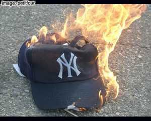 hat on fire