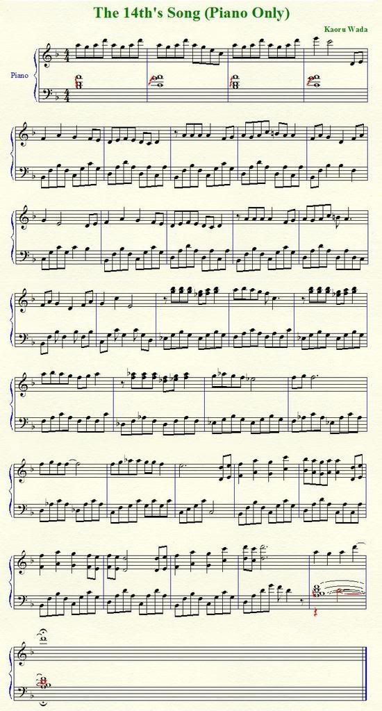 Help With Piano Please D Gray Man 14th Song Yahoo Answers