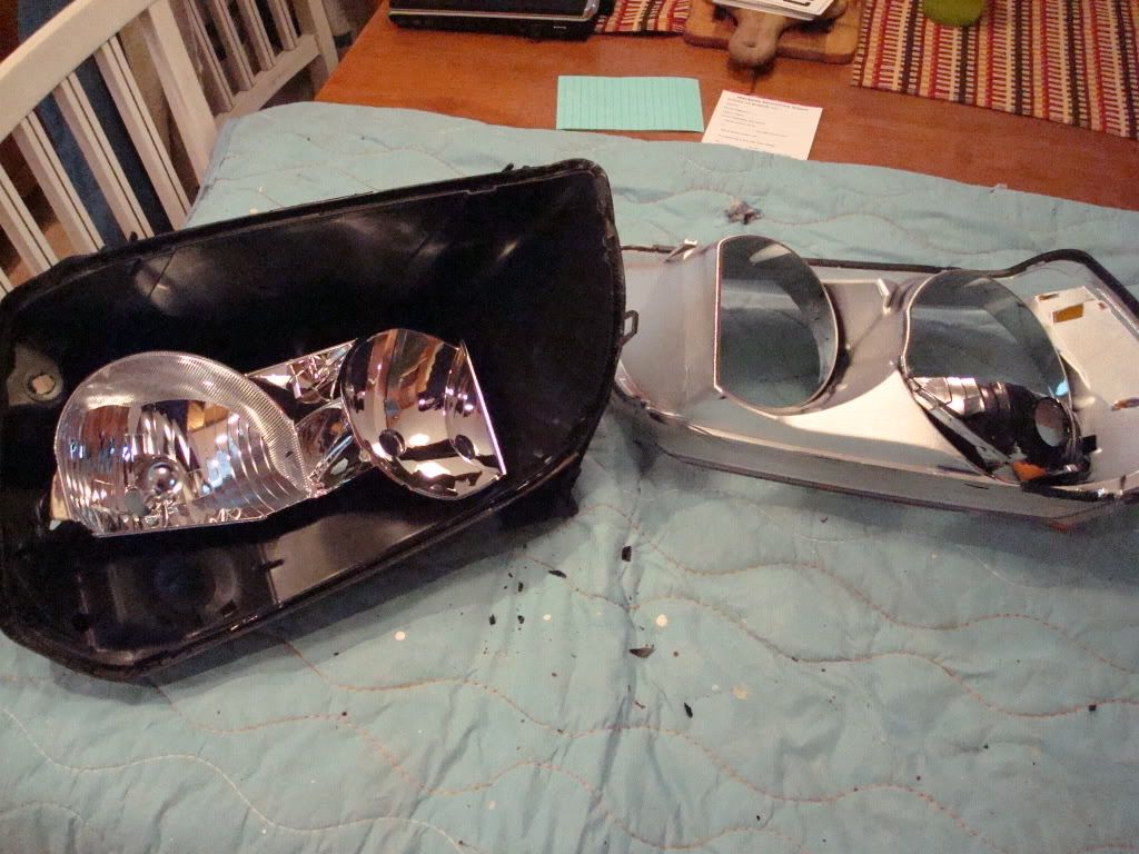 How To Open Up Headlights (Oven Method) Custom Dodge Magnum Forums