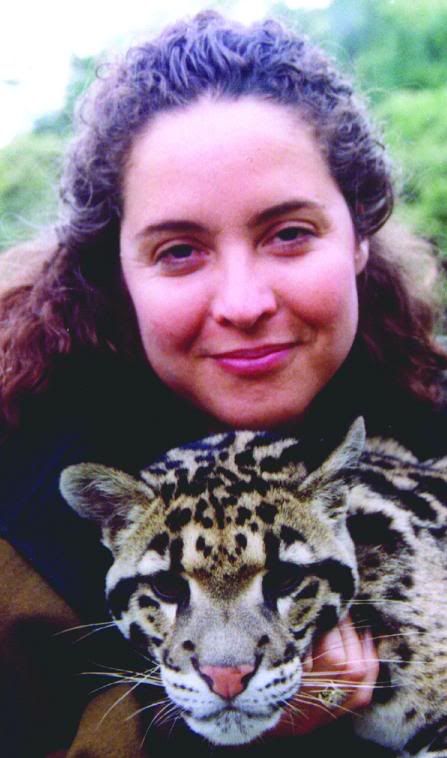 Ark Lady with Clouded Leopard (about ten years ago)