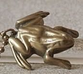 brass frog clicker