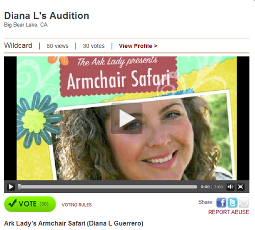 armchair safari video audition submitted on oprah winfrey network (own)