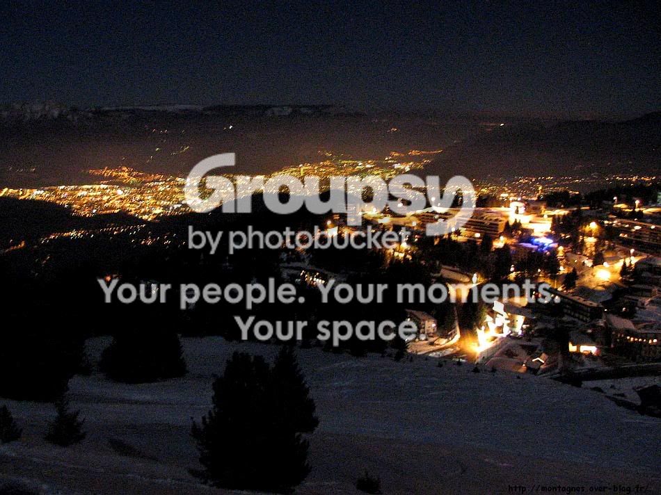 Le Recoin de Chamrousse la nuit