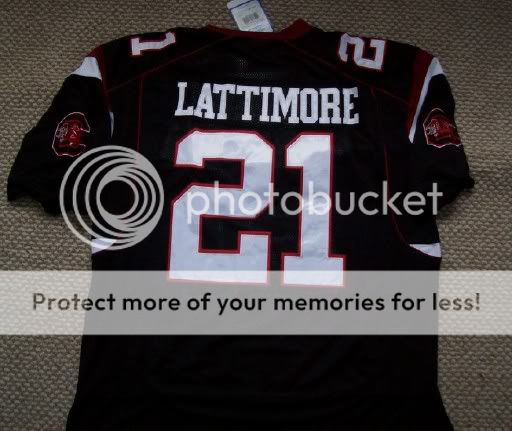 South Carolina Gamecocks Lattimore 21 Jersey Black XL