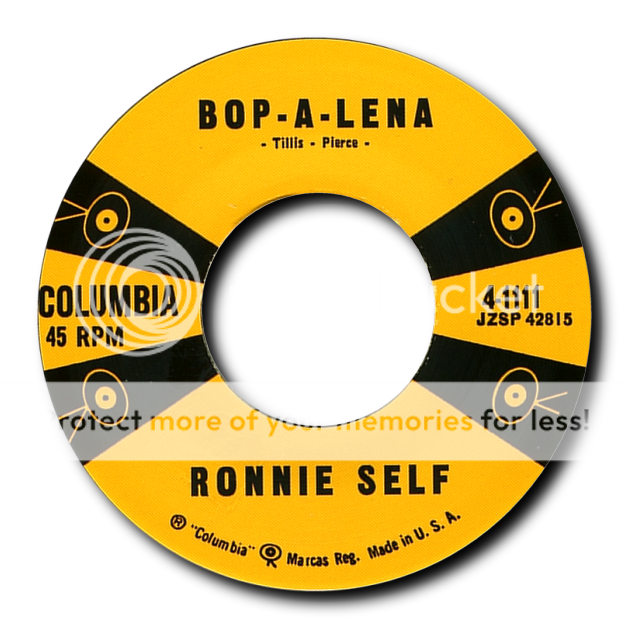 RONNIE SELF DATE BAIT b/w BOPALENA Ltd Ed ORANGE WAX. LOUD 