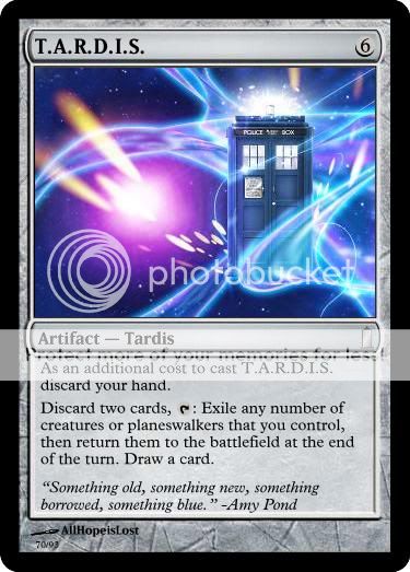 Selected Doctor Who MtG cards | Magic Set Editor