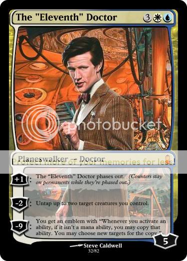 Selected Doctor Who MtG cards | Magic Set Editor