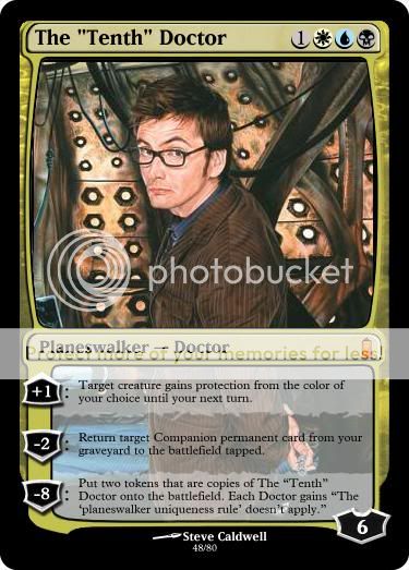 Selected Doctor Who MtG cards | Magic Set Editor